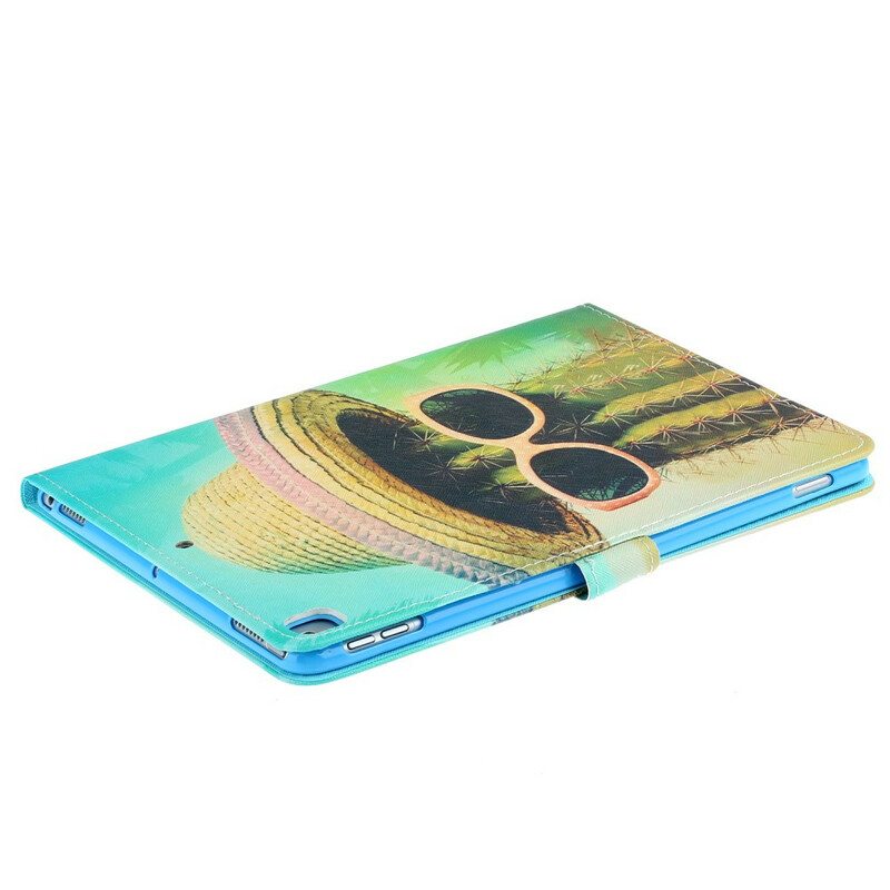 Flip Case iPad 10.2" (2020) (2019) Kaktukset Rentoutua