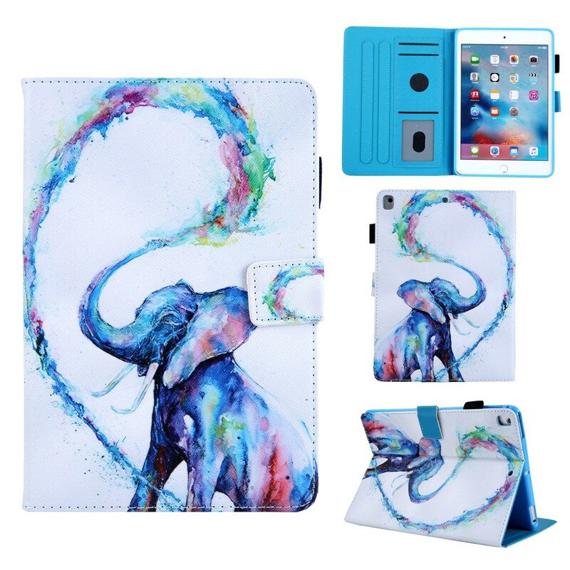 Kotelot iPad 10.2" (2020) (2019) Elephant Art