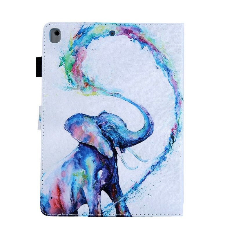 Kotelot iPad 10.2" (2020) (2019) Elephant Art