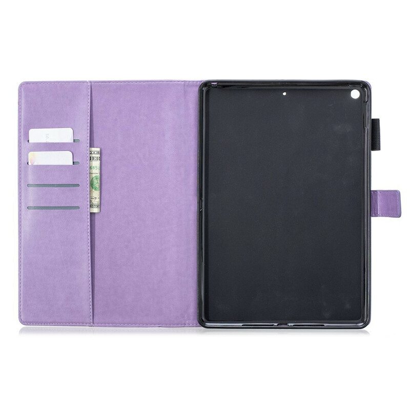 Kotelot iPad 10.2" (2020) (2019) Floral Diamonds Leather Effect