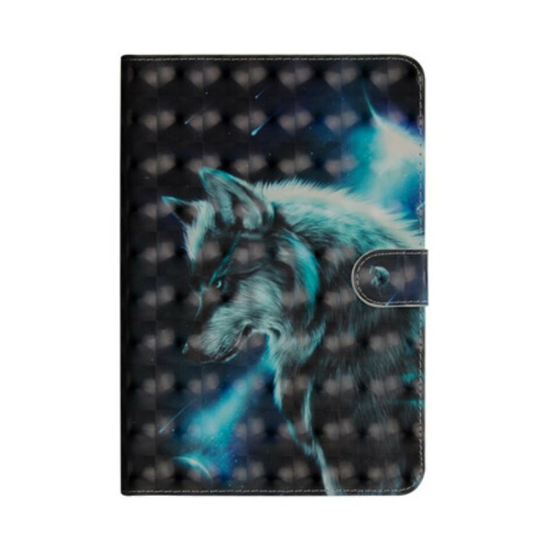 Kotelot iPad 10.2" (2020) (2019) Light Spot Wolf