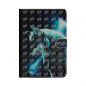 Kotelot iPad 10.2" (2020) (2019) Light Spot Wolf