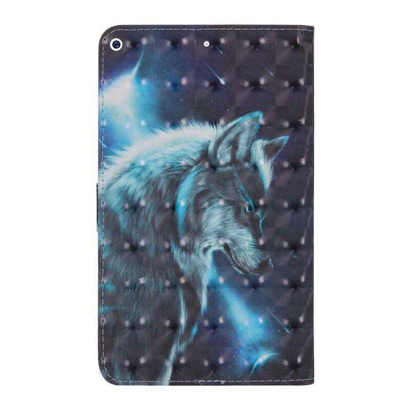 Kotelot iPad 10.2" (2020) (2019) Light Spot Wolf