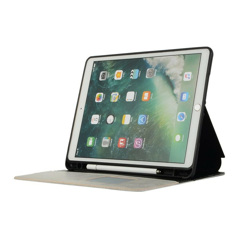 Kuoret iPad 10.2" (2020) (2019) Ylellinen Nahkaefekti