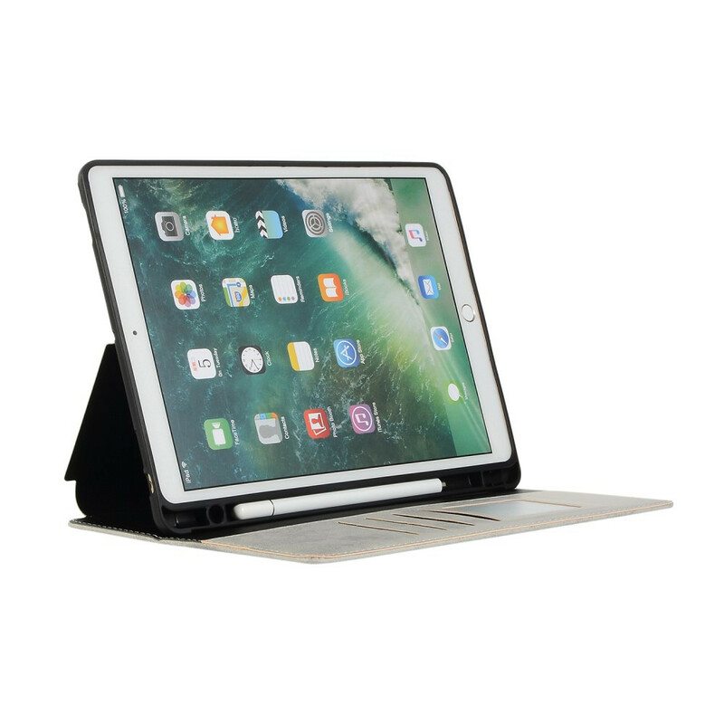 Kuoret iPad 10.2" (2020) (2019) Ylellinen Nahkaefekti