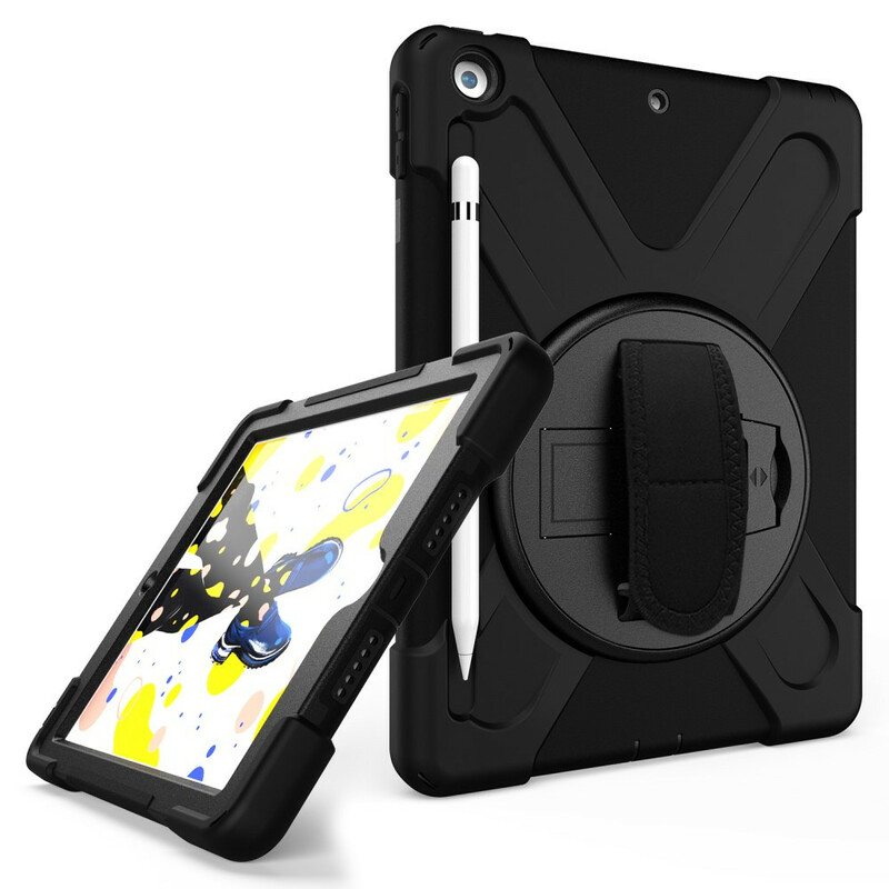 Kuori iPad 10.2" (2020) (2019) Lasten Handsfree-pidike Ja -hihna