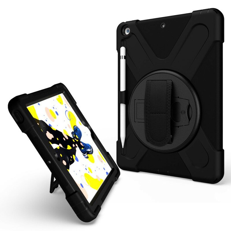 Kuori iPad 10.2" (2020) (2019) Lasten Handsfree-pidike Ja -hihna