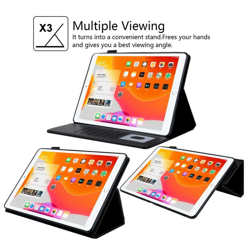 Nahkakotelo iPad 10.2" (2020) (2019) Leatherette Support Hands-free