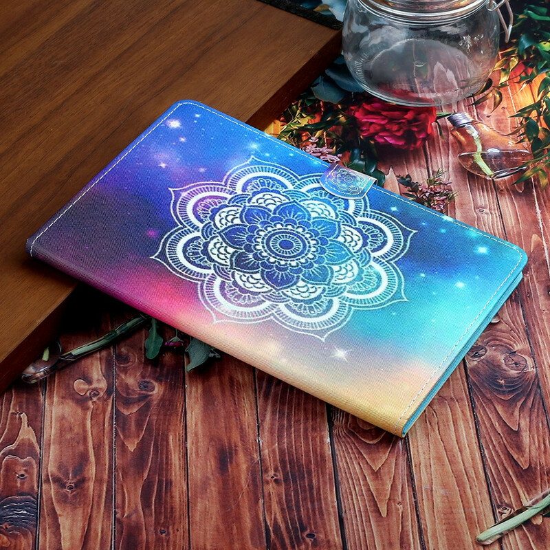 Nahkakotelo iPad 10.2" (2020) (2019) Mandala Art -sarja