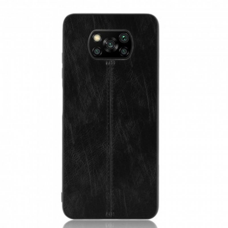 Case Poco X3 / X3 Pro / X3 NFC Couture-nahkaefekti