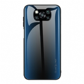 Case Poco X3 / X3 Pro / X3 NFC Karkaistua Hiilikuitulasia