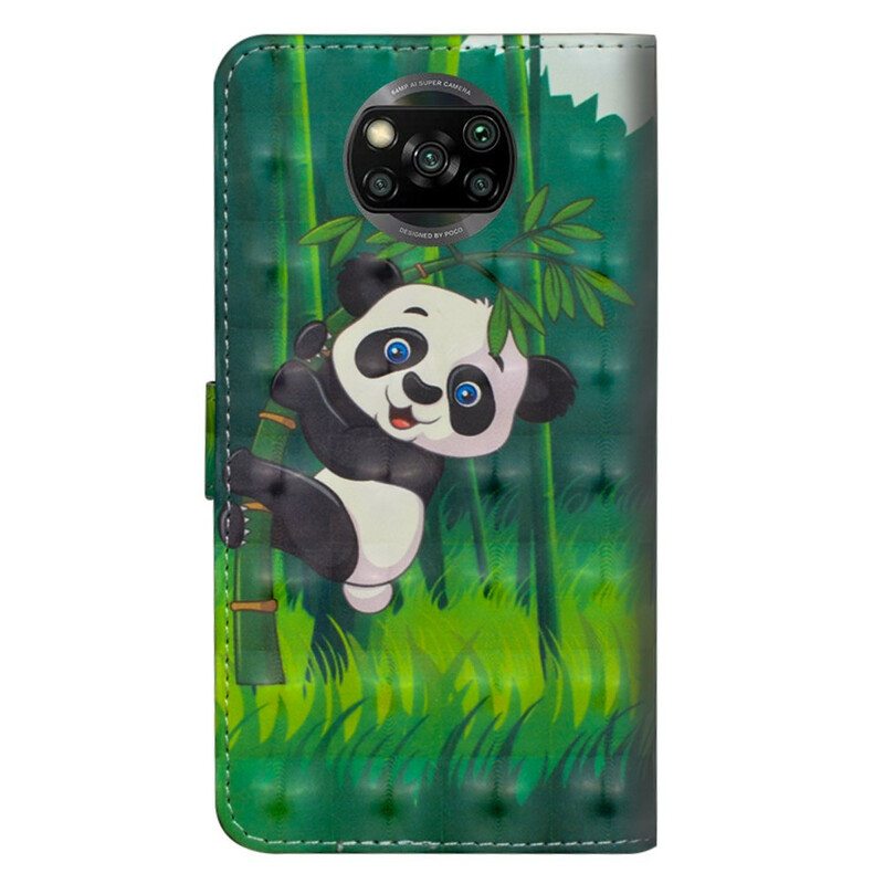 Kotelot Poco X3 / X3 Pro / X3 NFC Panda Ja Bambu