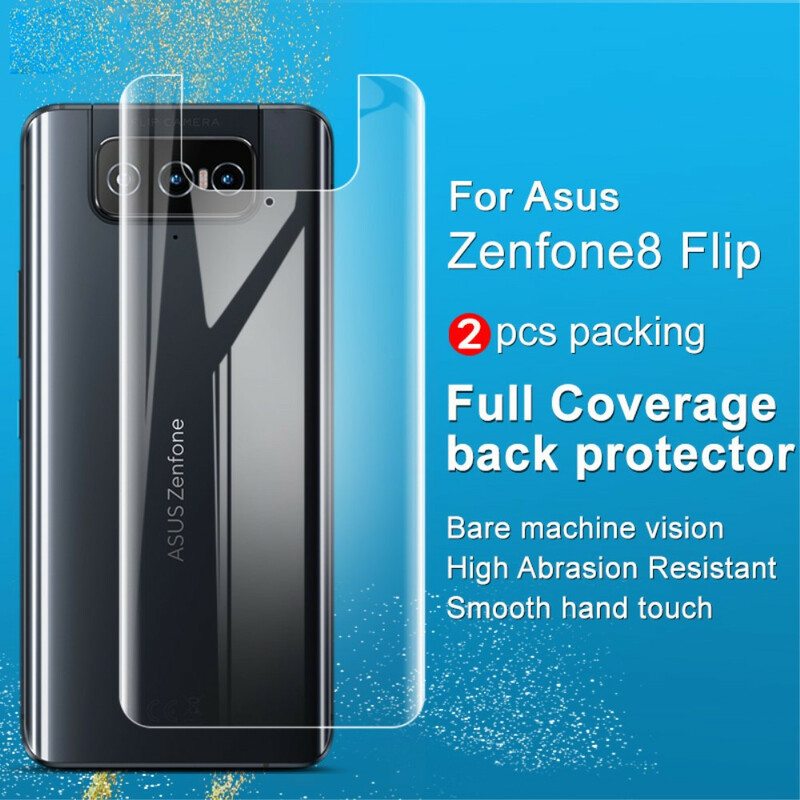 Imak Hydrogel -Suojaus Azus Zenfone 8 Flipin Takapuolelle