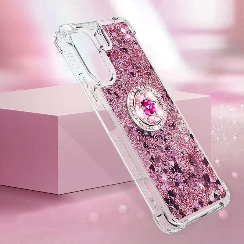 Case Poco C65 Puhelinkuoret Glitter Ring -tuki