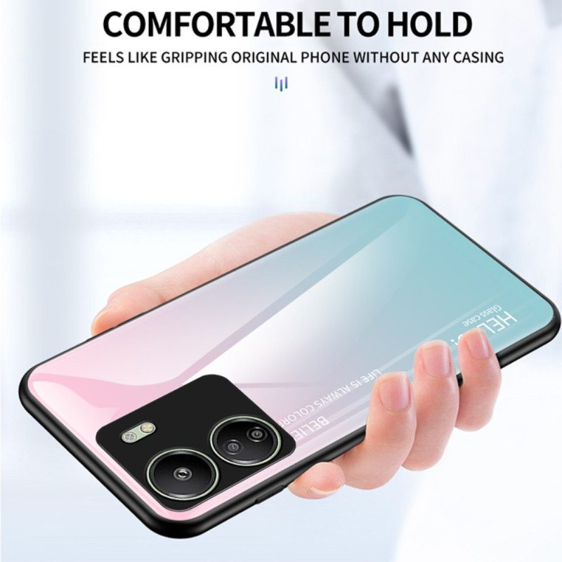 Kuori Poco C65 Hello Tempered Glass