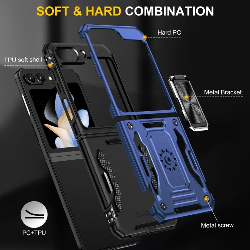 Case Samsung Galaxy Z Flip 6 Puhelinkuoret Armor-sarjan Tukirengas