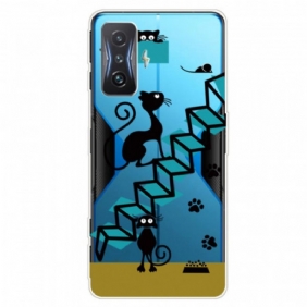 Case Poco F4 GT Kissat Portaissa