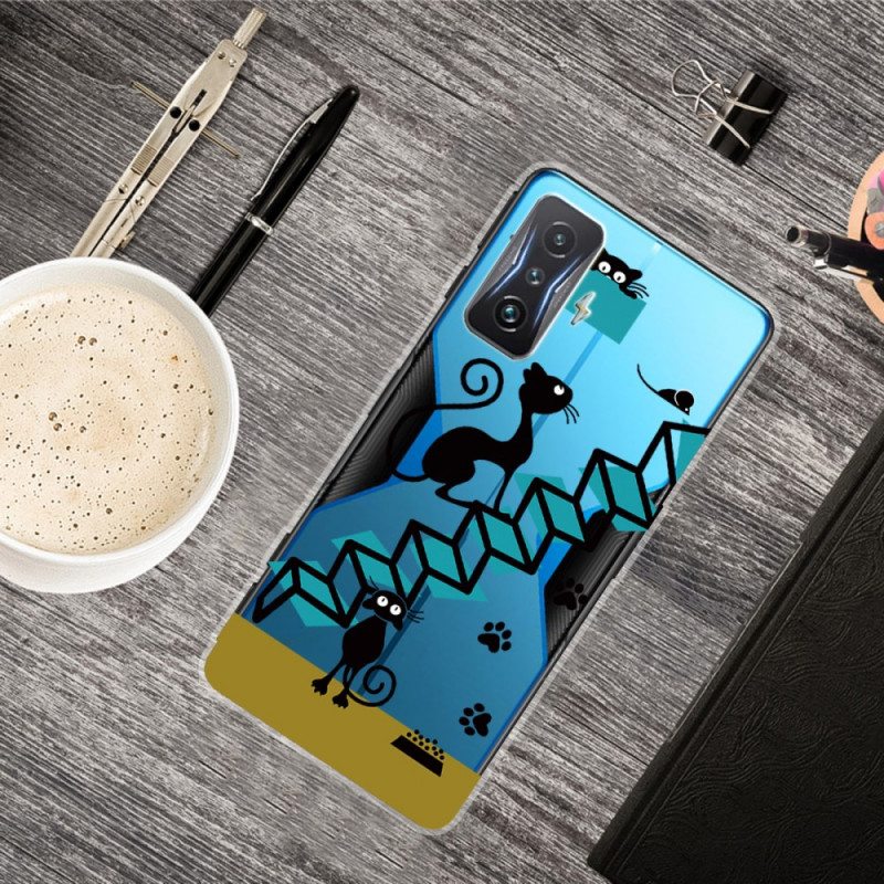 Case Poco F4 GT Kissat Portaissa