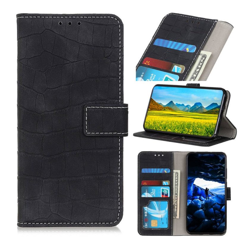 Flip Case Poco F4 GT Krokotiilin Ihotyyli