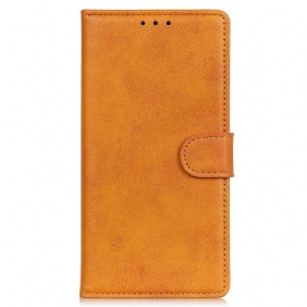 Flip Case Poco F4 GT Matta Keinonahka