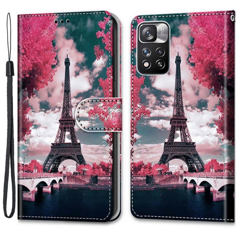 Flip Case Xiaomi Redmi Note 11 Pro Plus 5G Eiffel Torni