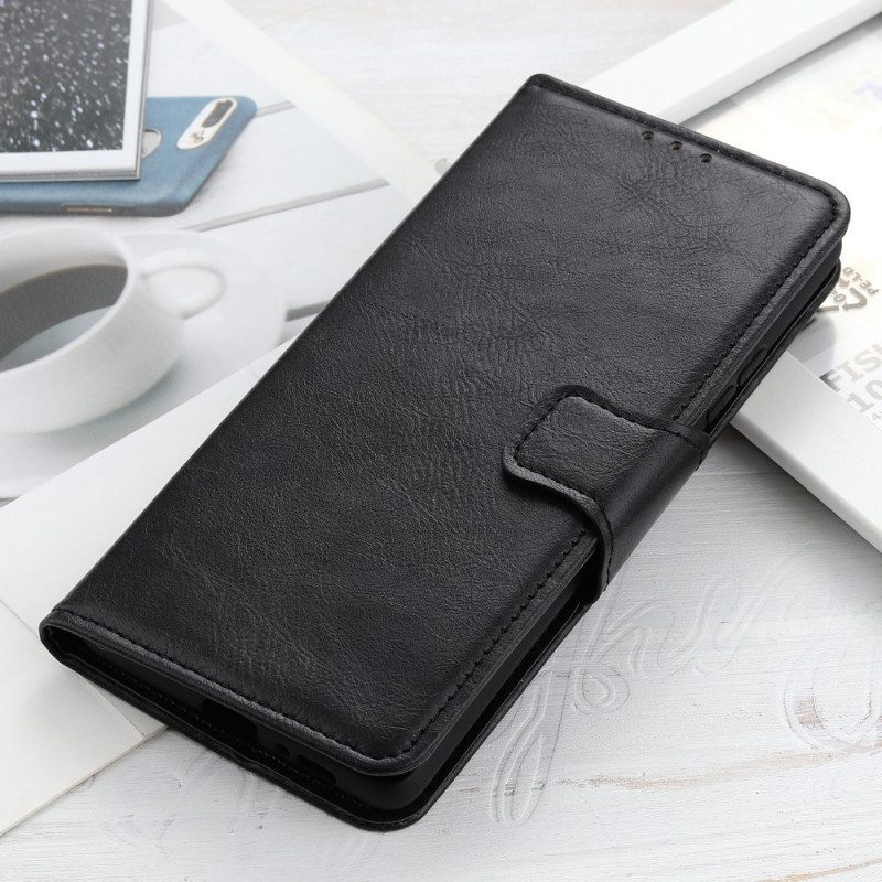 Flip Case Xiaomi Redmi Note 11 Pro Plus 5G Halkaistu Nahkainen Käännettävä Lukko