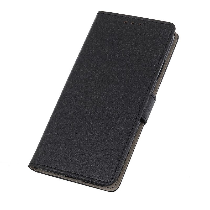 Flip Case Xiaomi Redmi Note 11 Pro Plus 5G Klassinen Nahkaefekti