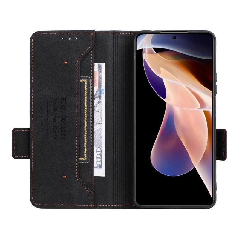 Flip Case Xiaomi Redmi Note 11 Pro Plus 5G Nahan Muotoilu