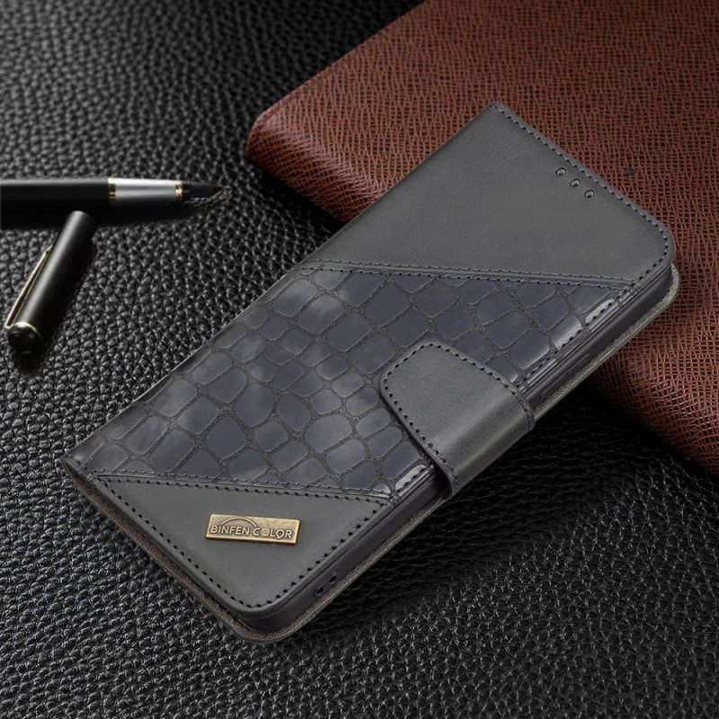 Kotelot Xiaomi Redmi Note 11 Pro Plus 5G Binfen Color Crocodile Skin Style