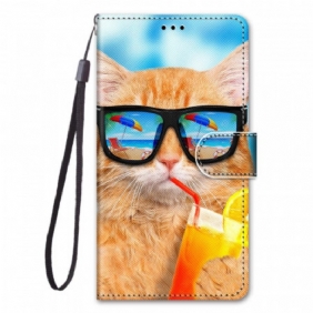 Kotelot Xiaomi Redmi Note 11 Pro Plus 5G Suojaketju Kuori Strappy Star Cat