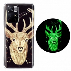 Kuori Xiaomi Redmi Note 11 Pro Plus 5G Fluoresoiva Majestic Deer