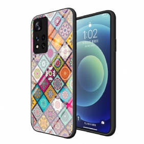 Kuori Xiaomi Redmi Note 11 Pro Plus 5G Patchwork Magneettipidike