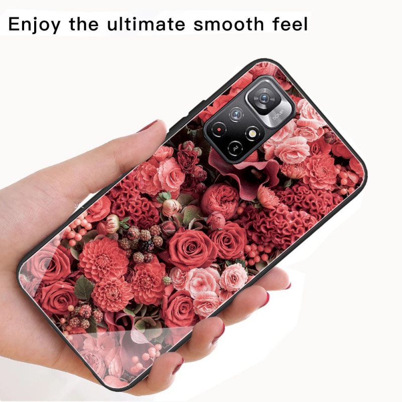 Kuori Xiaomi Redmi Note 11 Pro Plus 5G Rose Flowers Karkaistu Lasi