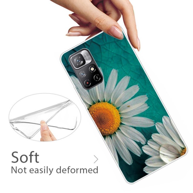 Kuori Xiaomi Redmi Note 11 Pro Plus 5G Silikoni Daisy