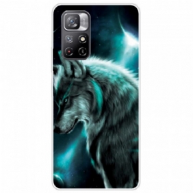 Kuori Xiaomi Redmi Note 11 Pro Plus 5G Silikoni Wolf