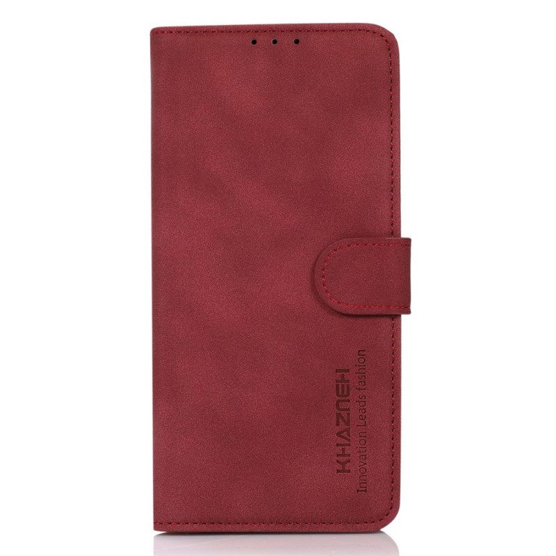 Kotelot Poco F4 Khazneh Fashion Leather Effect