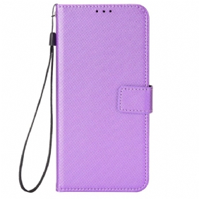 Flip Case Honor Magic 5 Pro Suojaketju Kuori Tyylikäs Strappy Faux Leather