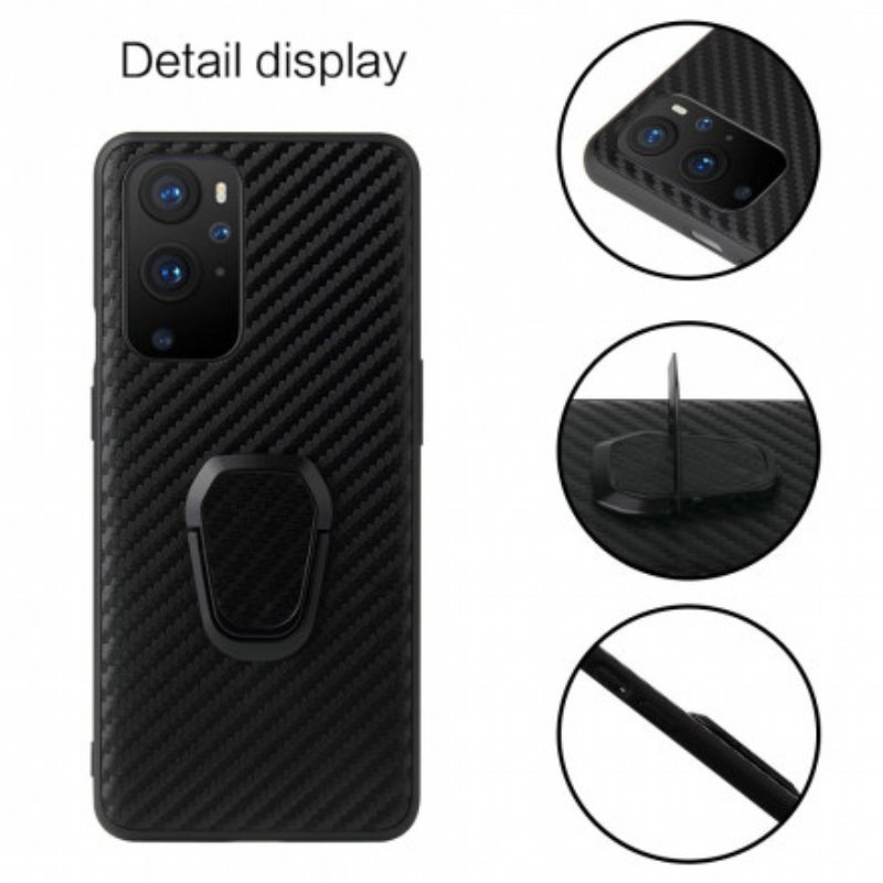 Kuori OnePlus 9 Pro Black Glitter Ring-tuki