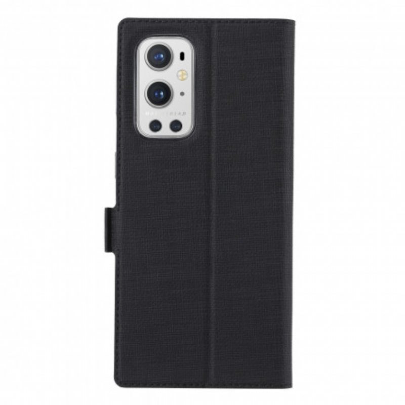 Puhelinkuoret OnePlus 9 Pro Kotelot Flip Teksturoitu Vili Dmx