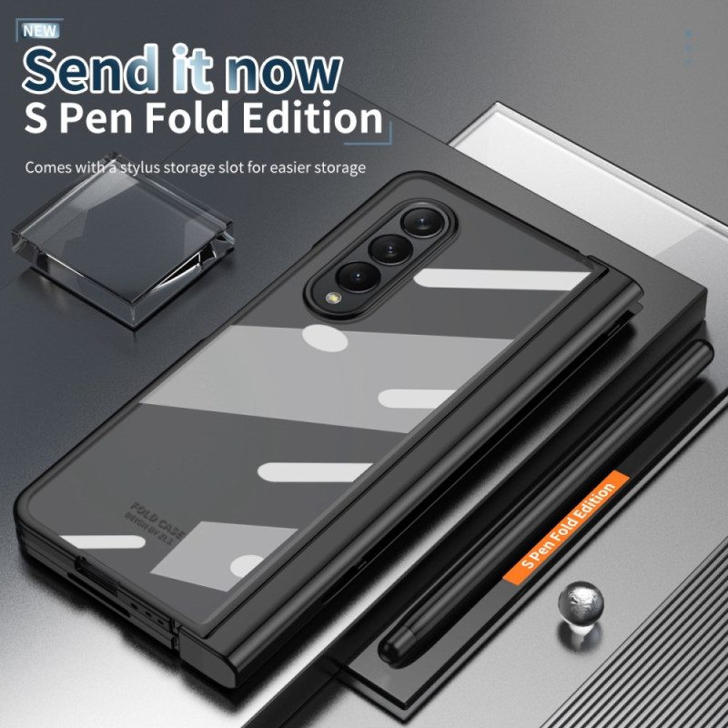 Case Samsung Galaxy Z Fold 4 Himmeä Kuori Kynällä