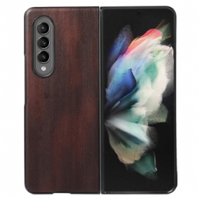 Case Samsung Galaxy Z Fold 4 Vanhentunut Tekonahka