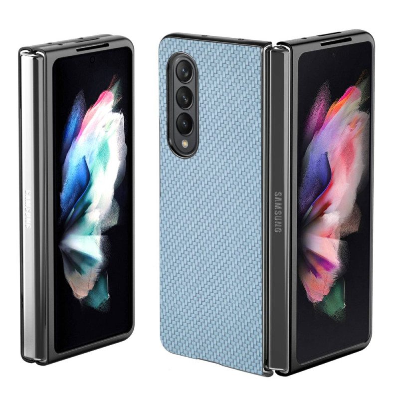 Kuori Samsung Galaxy Z Fold 4 Kudottu Vaikutus Hiilikuitu