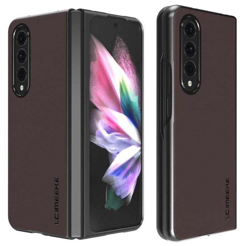 Kuori Samsung Galaxy Z Fold 4 Lc. Imeeke Pehmeä Keinonahka