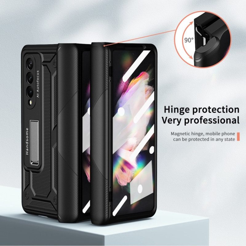 Kuori Samsung Galaxy Z Fold 4 Suojakuori Kaksinkertainen Suojaus Karkaistu Lasi