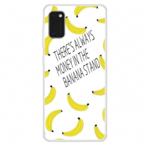 Case Samsung Galaxy A41 Läpinäkyvä Banaaniraha