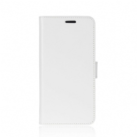 Flip Case Samsung Galaxy A41 Hieno Nahkaefekti