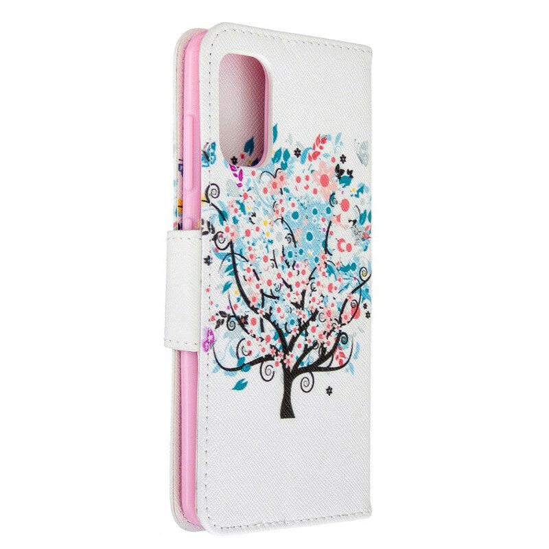 Flip Case Samsung Galaxy A41 Kukkiva Puu