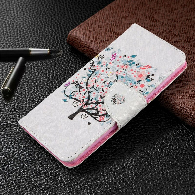 Flip Case Samsung Galaxy A41 Kukkiva Puu