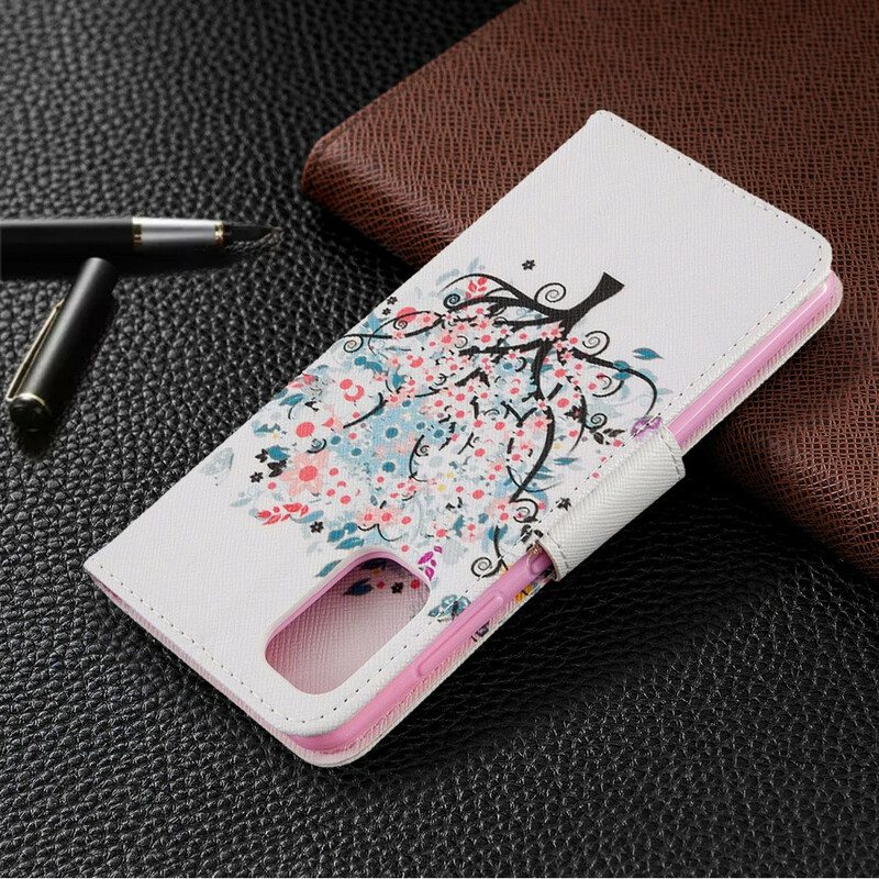 Flip Case Samsung Galaxy A41 Kukkiva Puu