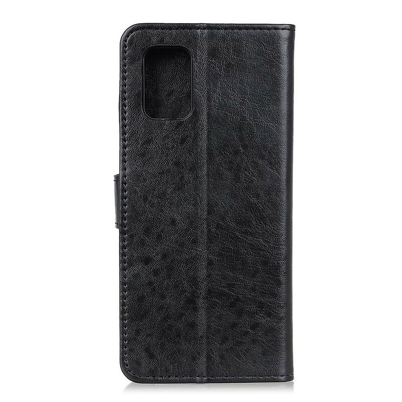 Flip Case Samsung Galaxy A41 Tyylillinen Nahkayritys